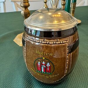 Vintage Haller Dreikönig Bräu German Beer Stein MR3096 EUC
